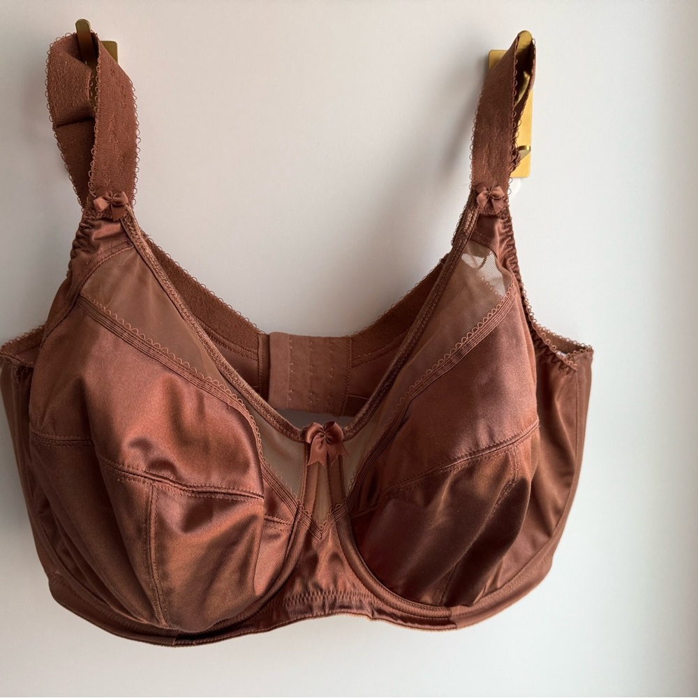 Keira Goddess Bronzy Brown Full-Coverage Bra 38G